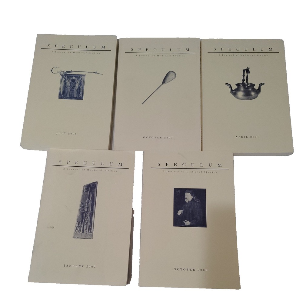 Speculum Journal of Medieval Studies July Oct 2006 January April Oct 2007 Lot  5